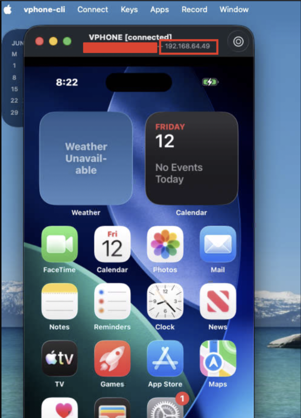 iPhone Screen once installed